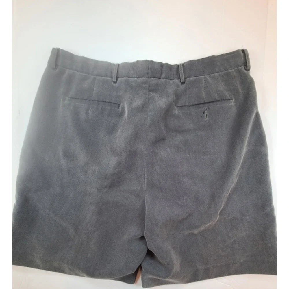 Nike Golf Shield Pleated Shorts Gray Textured Rayon Blend Men's 38 VTG‎